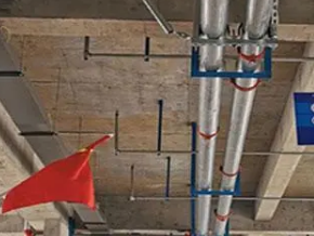 梁河管廊支架的安装方法